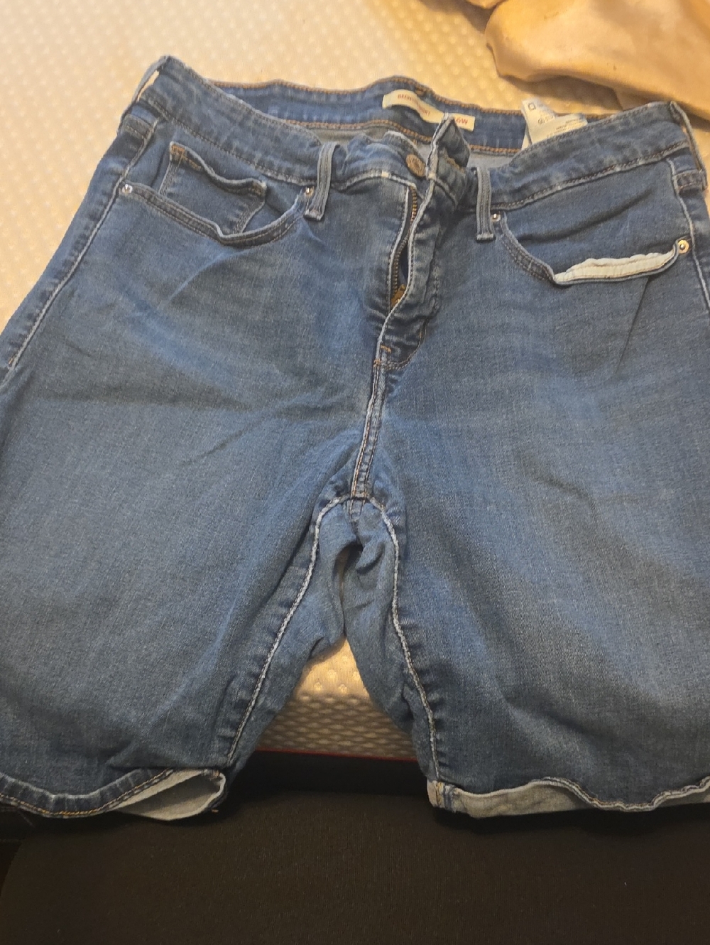 Levi's Classic Blue Denim Jean Shorts